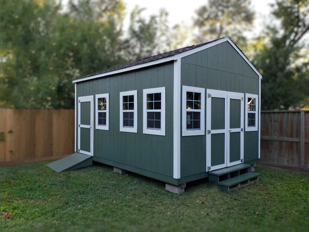 Double wide shed
