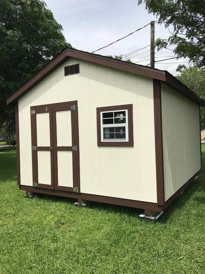 A-frame shed construction on-site in Mt. Juliet TN